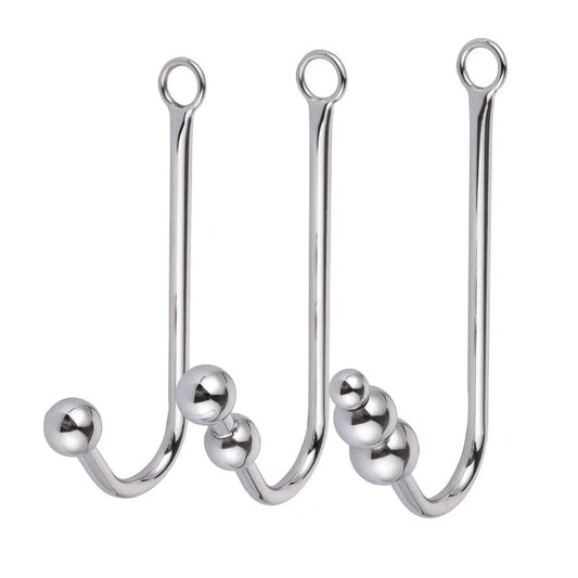 Hook with Elegant Cuffs Beaded 5334 Anal Collar and 1124